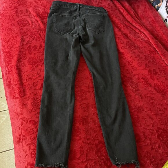 MOTHER Looker Ankle Fray Guilty As Sin Jean Size 27 - Picture 2 of 11
